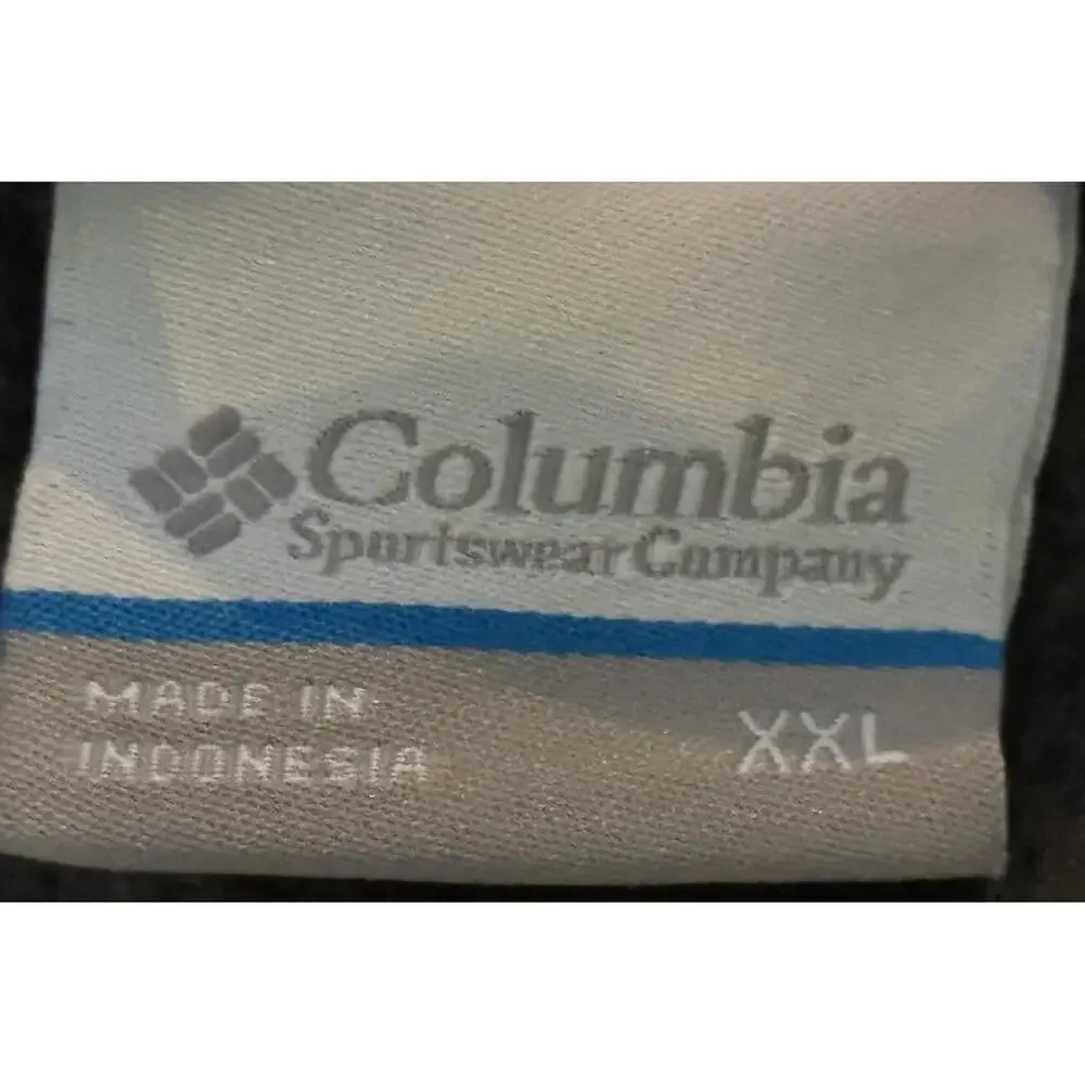 Columbia Sportswear Gray Vest Men's XXL Full Zip & 2 Pockets